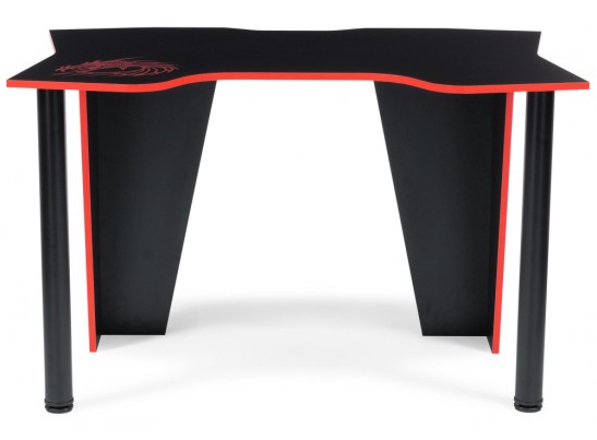 Компьютерный стол Алид 115,5х77х73,5 черный / красный в Набережных Челнах