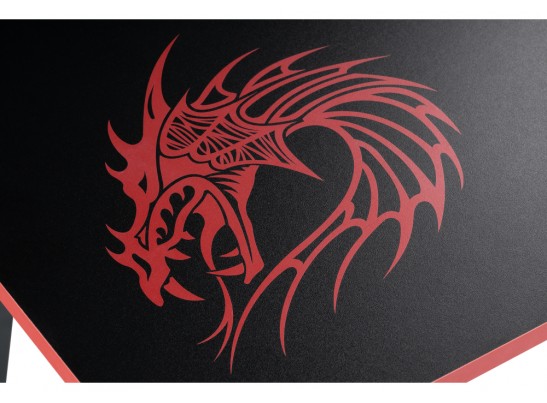 Компьютерный стол Алид 115,5х77х73,5 черный / красный в Набережных Челнах