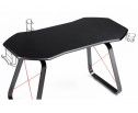 Компьютерный стол Koni 130х65х76 black / red в Набережных Челнах