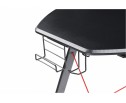 Компьютерный стол Koni 130х65х76 black / red в Набережных Челнах