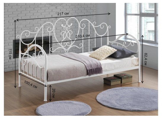 Кровать Dalia 90 см х 200 см ivory в Набережных Челнах