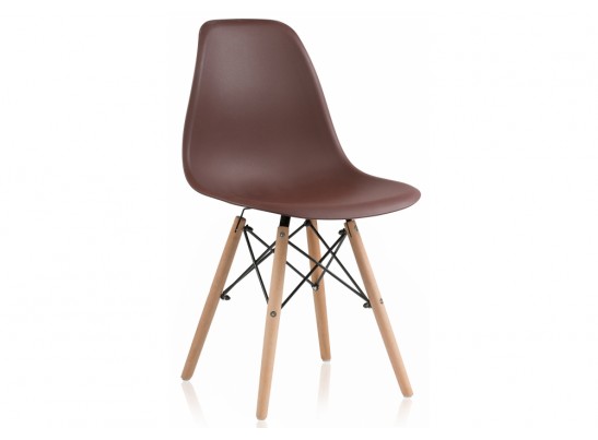 Пластиковый стул Eames PC-015 brown в Набережных Челнах