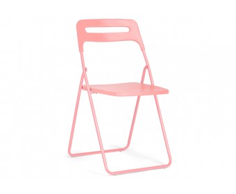 Пластиковый стул Fold складной pink