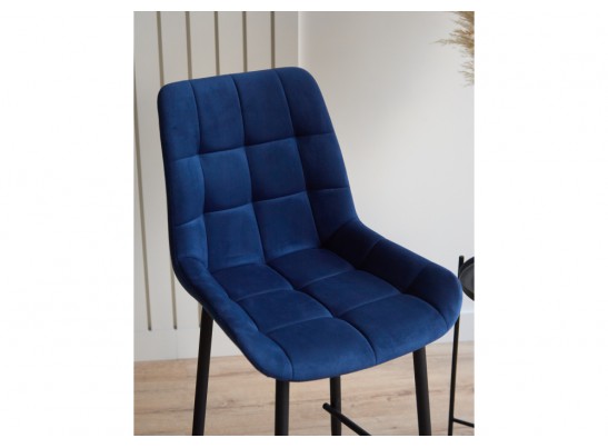 Полубарный стул Челси 360 синий (zd 798) / черный в Набережных Челнах