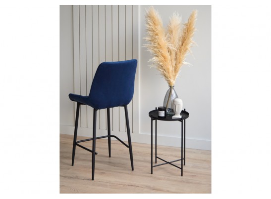 Полубарный стул Челси 360 синий (zd 798) / черный в Набережных Челнах