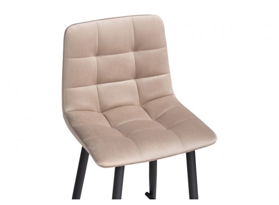 Полубарный стул Чилли К бежевый / черный в Набережных Челнах