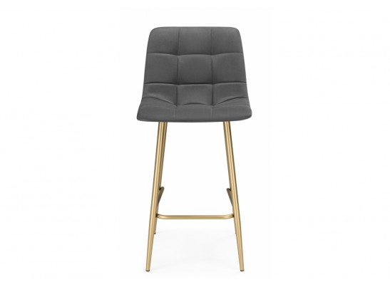 Полубарный стул Чилли Мини темно-серый (zd 995) / золотой в Набережных Челнах
