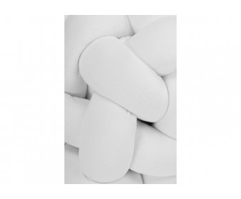 Пуф Akura-П белый велюр