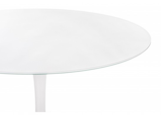 Стеклянный стол Tulip 90 white в Набережных Челнах