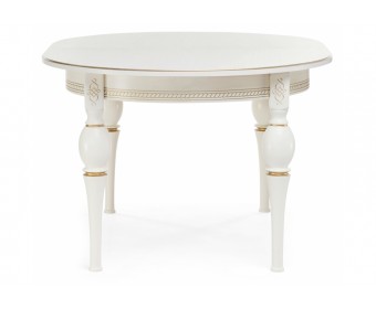 Стол Авилла молочный / золото