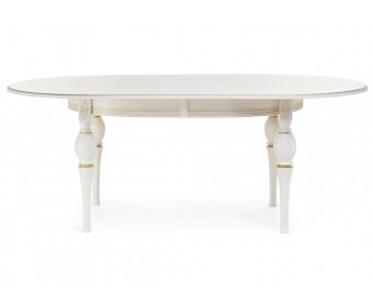Стол Авилла молочный / золото