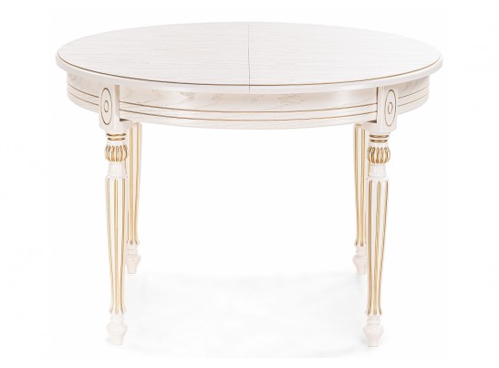 Стол Брейзер молочный / золото в Набережных Челнах