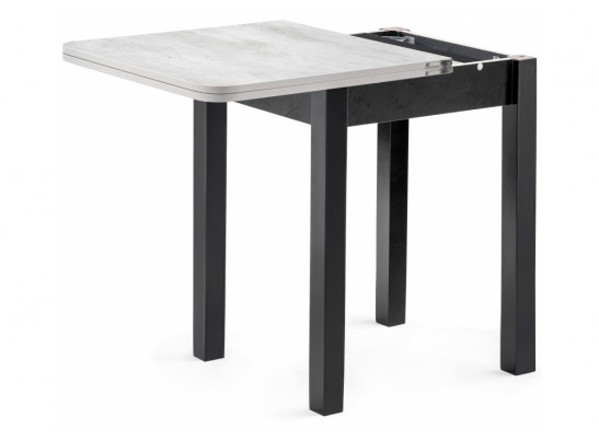 Стол Энлей 60(120)х60х74 метрополитан грей / черный в Набережных Челнах