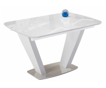 Стол на тумбе Петир белый / белый