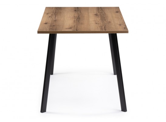 Стол Тринити Лофт 120х80 дуб делано темный / черный матовый в Набережных Челнах