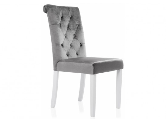 Стул Amelia white / fabric grey в Набережных Челнах