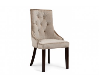 Стул Elegance dark walnut / fabric beige