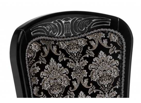 Стул Клето патина серебро / черный в Набережных Челнах