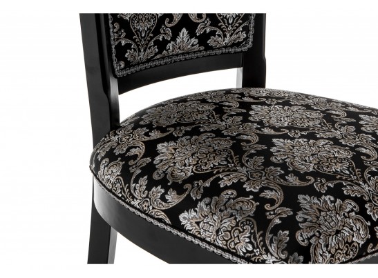 Стул Клето патина серебро / черный в Набережных Челнах