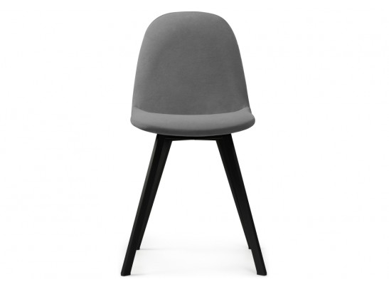 Стул на металлокаркасе Агот темно-серый / черный каркас в Набережных Челнах