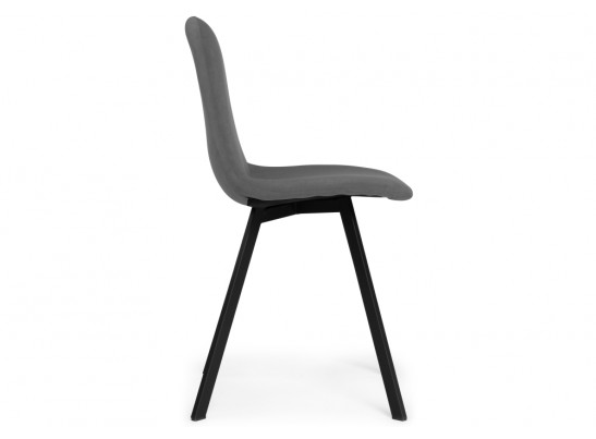 Стул на металлокаркасе Агот темно-серый / черный каркас в Набережных Челнах