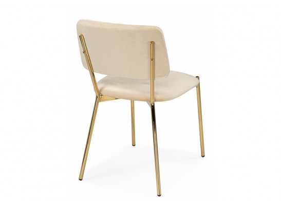 Стул на металлокаркасе Armond beige / gold