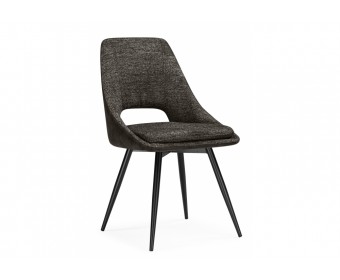 Стул на металлокаркасе Avianus вращающийся коричневый / черный