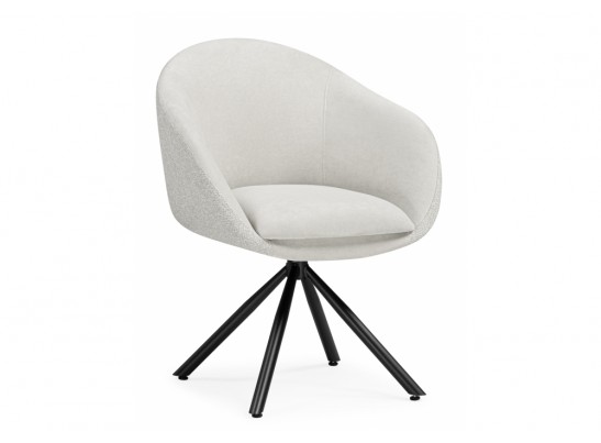 Стул на металлокаркасе Бартон 1 ткань мадера 2 / черный матовый в Набережных Челнах