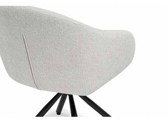 Стул на металлокаркасе Бартон 1 ткань мадера 2 / черный матовый в Набережных Челнах