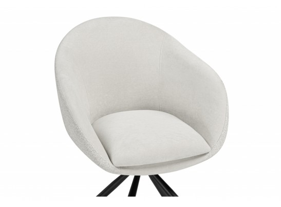 Стул на металлокаркасе Бартон 1 ткань мадера 2 / черный матовый в Набережных Челнах