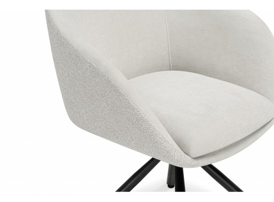 Стул на металлокаркасе Бартон 1 ткань мадера 2 / черный матовый в Набережных Челнах