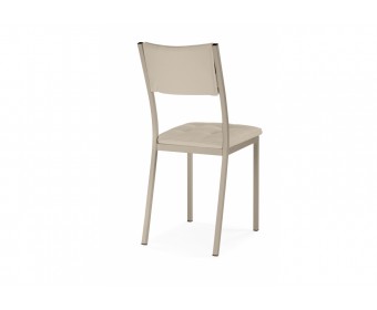 Стул на металлокаркасе Бекал микровелюр катания хумус / капучино