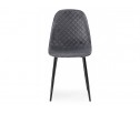 Стул на металлокаркасе Capri dark gray / black в Набережных Челнах