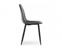 Стул на металлокаркасе Capri dark gray / black в Набережных Челнах