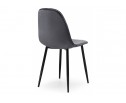 Стул на металлокаркасе Capri dark gray / black в Набережных Челнах