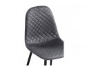 Стул на металлокаркасе Capri dark gray / black в Набережных Челнах