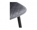 Стул на металлокаркасе Capri dark gray / black в Набережных Челнах