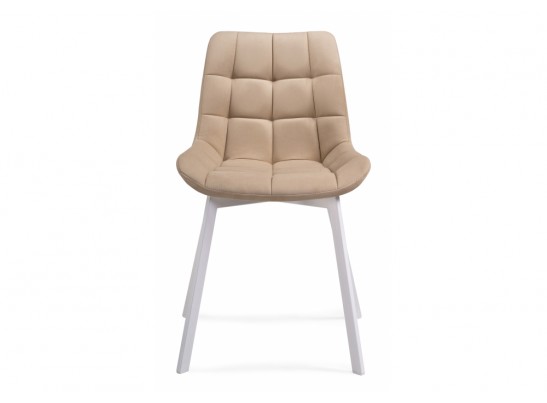 Стул на металлокаркасе Челси бежевый / белый в Набережных Челнах