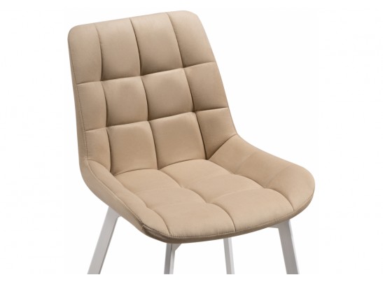 Стул на металлокаркасе Челси бежевый / белый в Набережных Челнах
