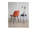 Стул на металлокаркасе Челси К терракотовый (zd 432) / черный в Набережных Челнах