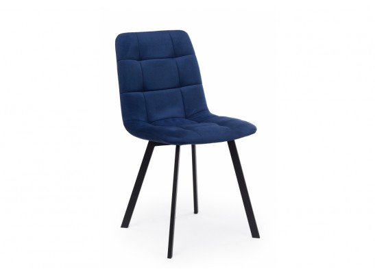 Стул на металлокаркасе Чилли синий / черный в Набережных Челнах