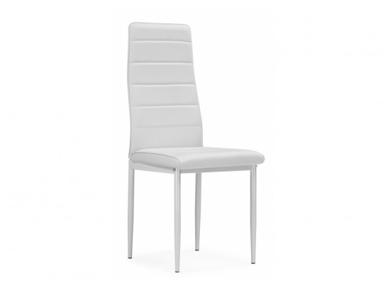 Стул на металлокаркасе DC2-001 искусственная кожа белый / белый в Набережных Челнах