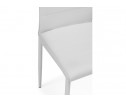Стул на металлокаркасе DC2-001 искусственная кожа белый / белый в Набережных Челнах