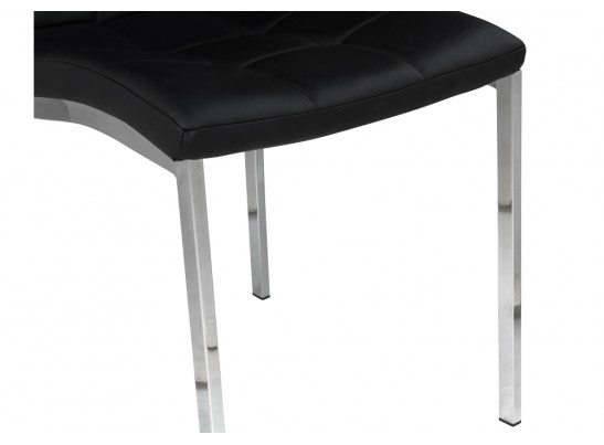 Стул на металлокаркасе DC2-092-2 черный в Набережных Челнах