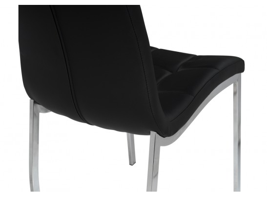 Стул на металлокаркасе DC2-092-2 черный в Набережных Челнах