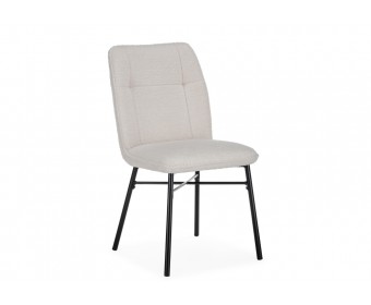 Стул на металлокаркасе Denis beige / black