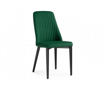 Стул на металлокаркасе Фена R зеленый / черный