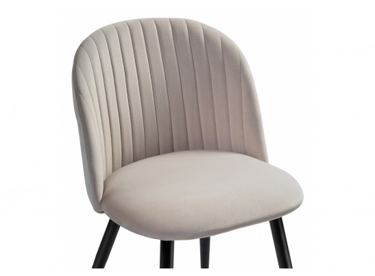 Стул на металлокаркасе Gabi 1 latte / black в Набережных Челнах