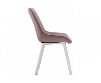 Стул на металлокаркасе Hagen light purple / white