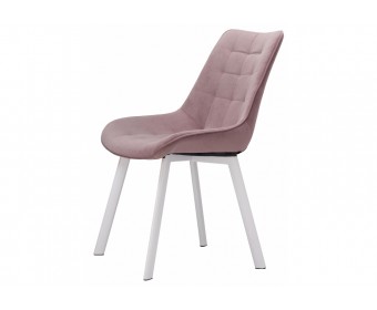 Стул на металлокаркасе Hagen light purple / white